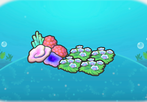 搖曳的花圃與珊瑚