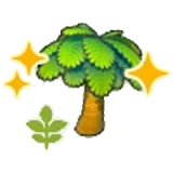 Small palm tree