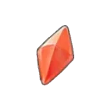 紅色水晶的碎片
